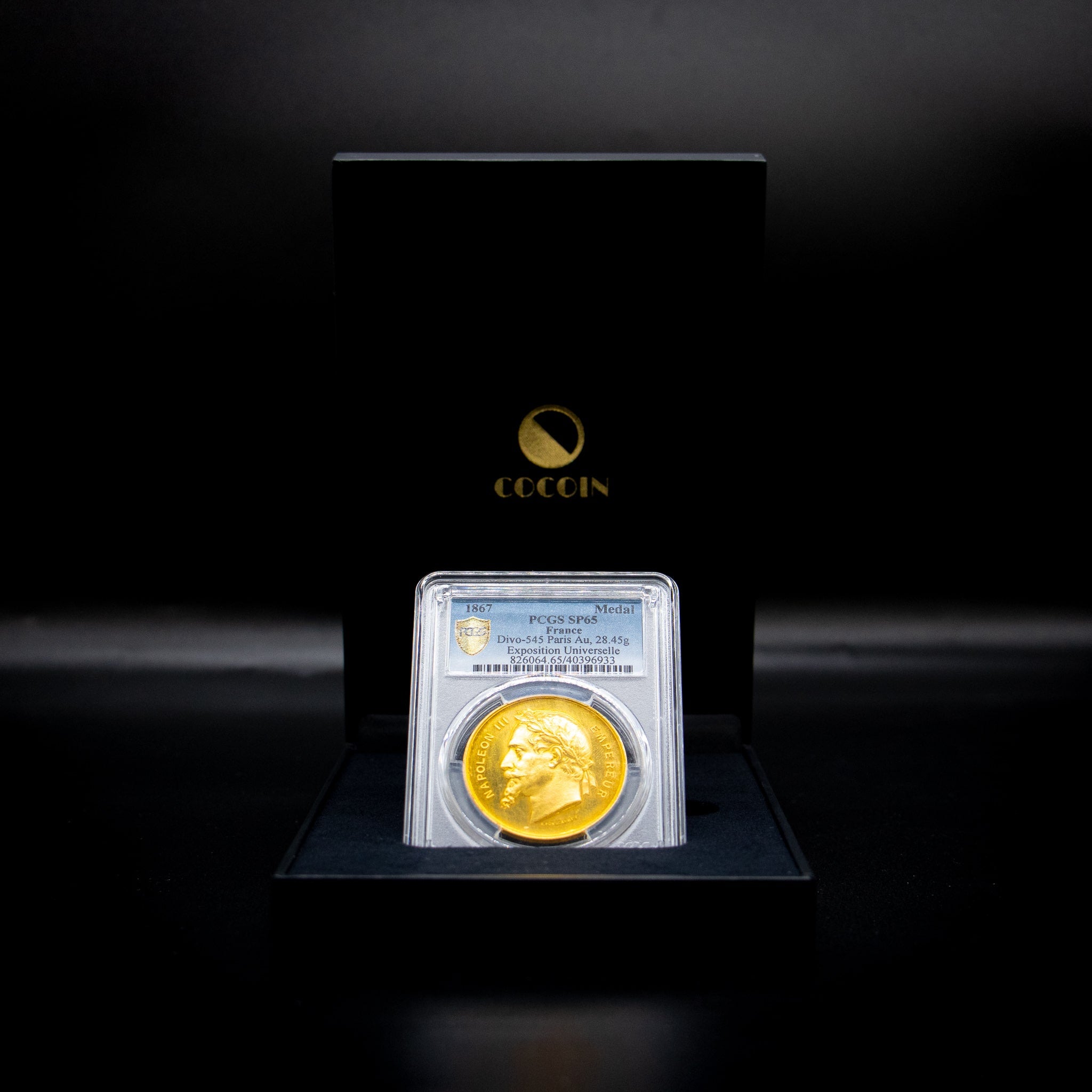 1867年 ナポレオン 万博記念金メダル (PCGS/SP65) – cocoin.jp