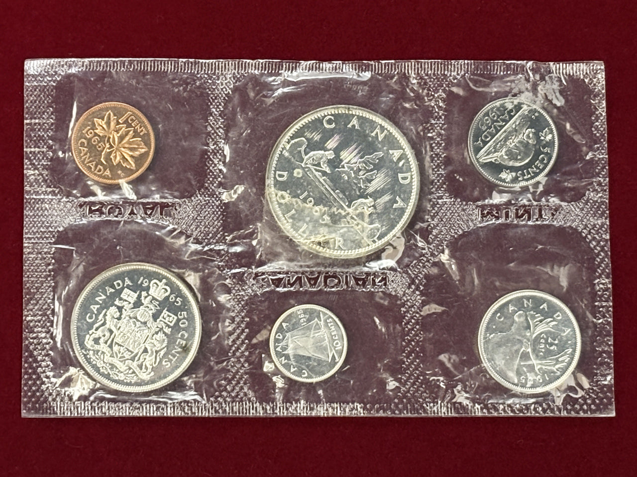 カナダ】コインセット 6枚組 1965［C-0000282］ – ワールドコインズ