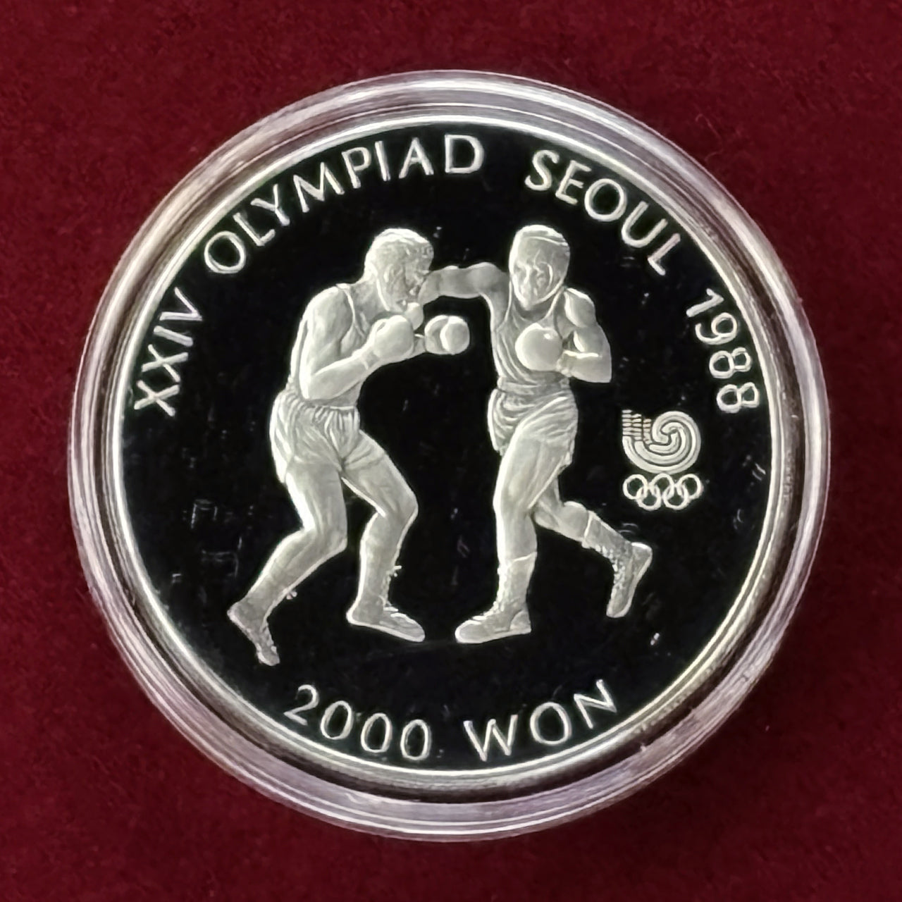 韓国】1988年ソウルオリンピック記念 コインセット 2枚組 1986［C