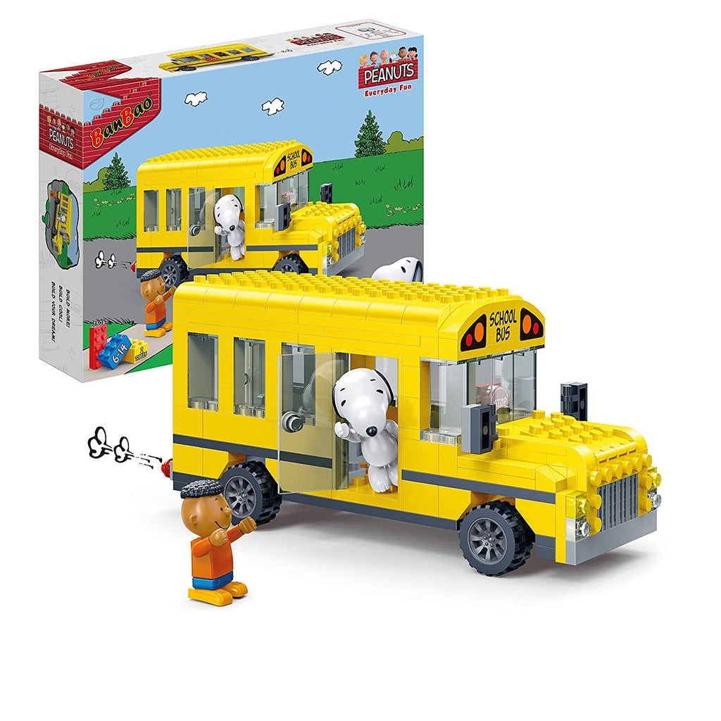 Peanuts Everyday Fun - School Bus Building Set by Ban Bao - A & D