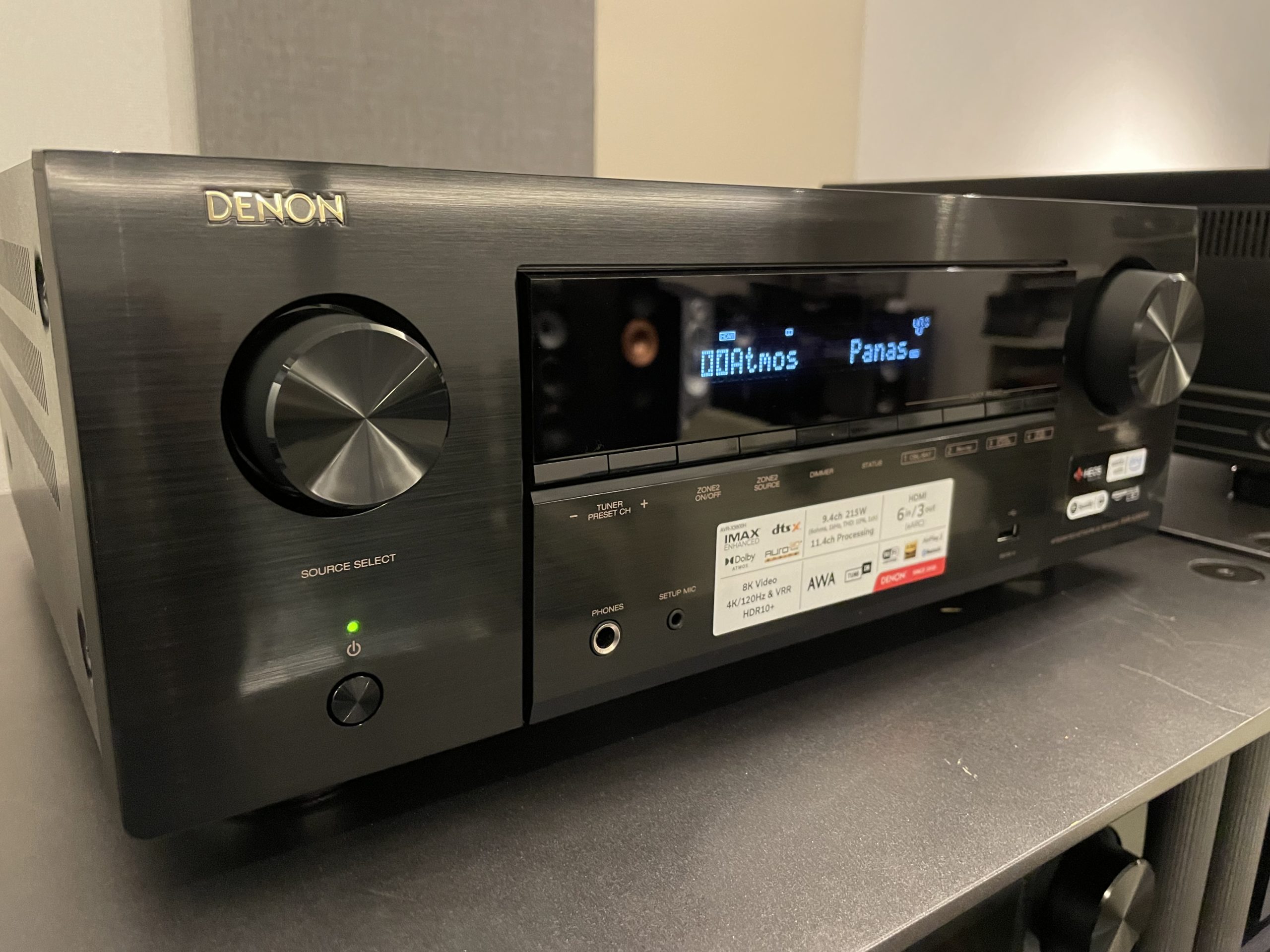 DENON AVR-X3800H AVアンプ 完動美品 メーカー完全修理済み AVR-X3800H