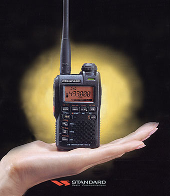 スタンダード 無線機 VX-3 ハンディ機 FMトランシーバー 144/430MHz