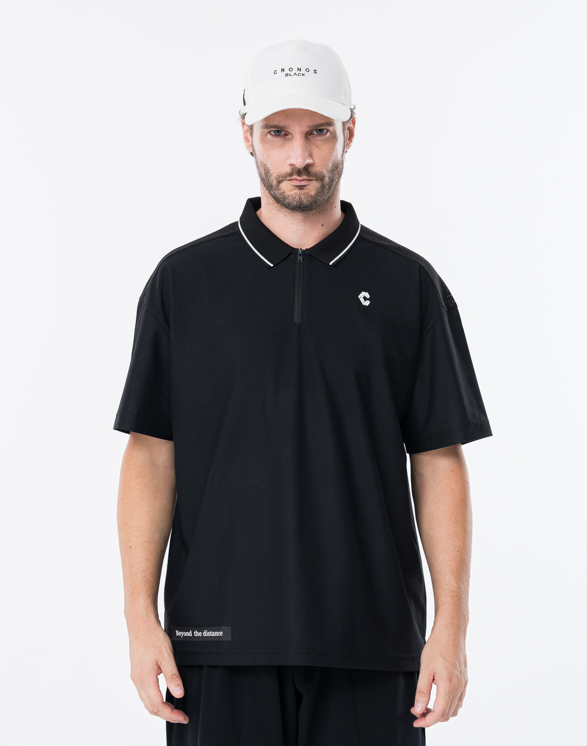 CRONOS BLACK SMART MOTION ZIP POLO【BLACK】