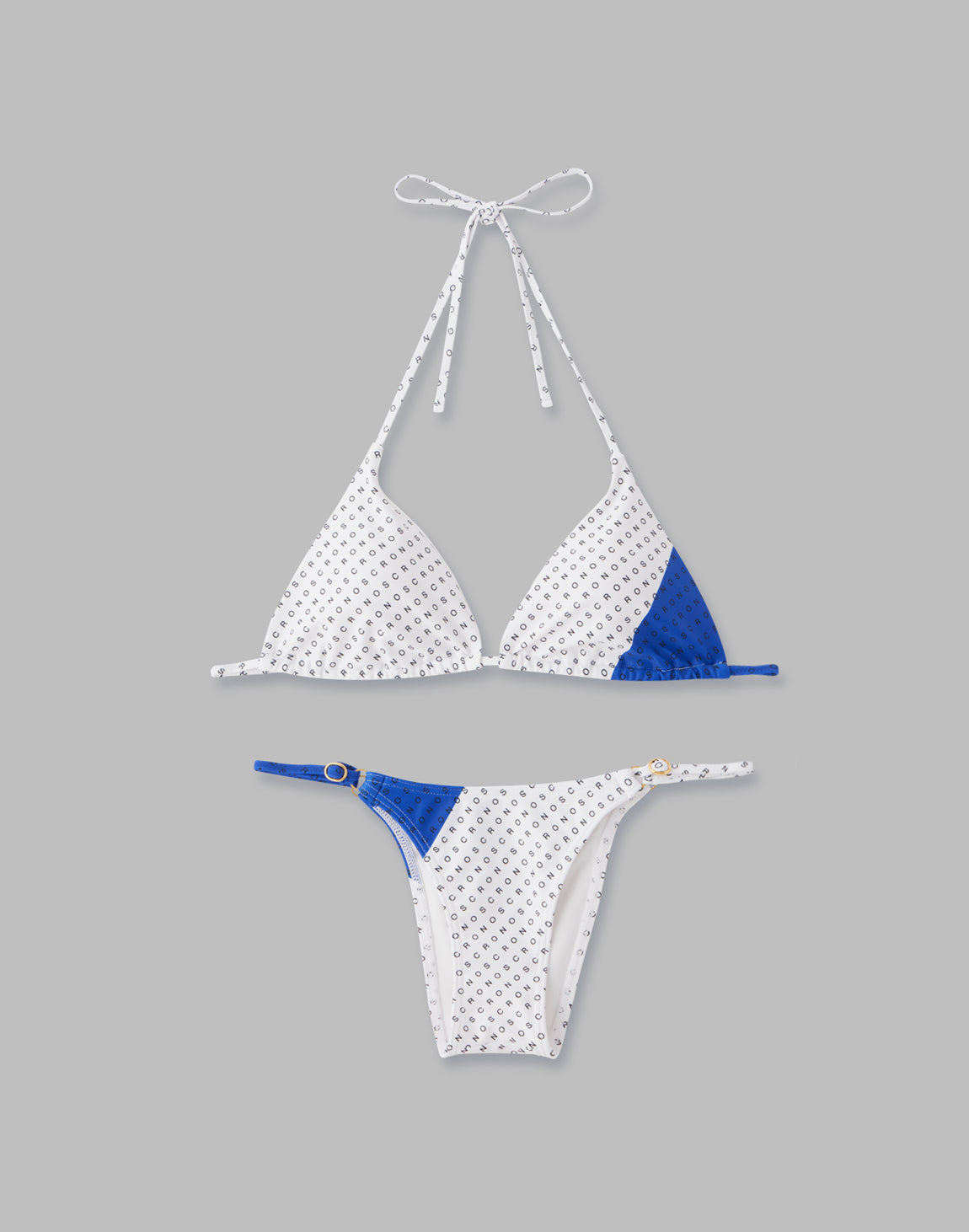 CRONOS WOMEN MONOGRAM BIKINI【WHITE】