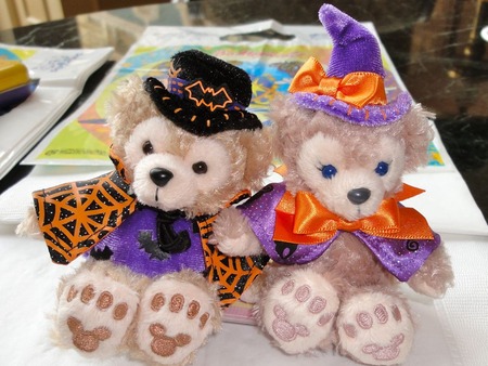 ダッフィーストラップバッジハロウィン