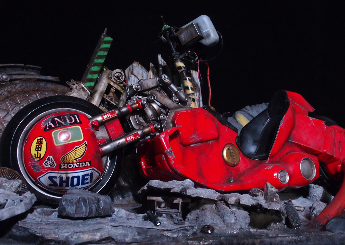 AKIRA クラブM 金田のバイク ガレージキット プラモデル 大友克洋