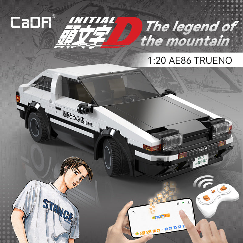 CaDA Initial D 1:20 AE86 Trueno C51086W – Doublee_CaDA