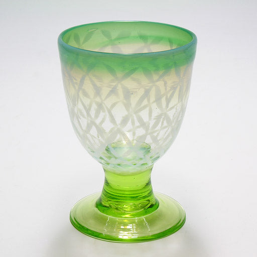 669 骨董 アンティーク 和ガラスの蓋物 菓子器 三つ脚 エッチング 大正