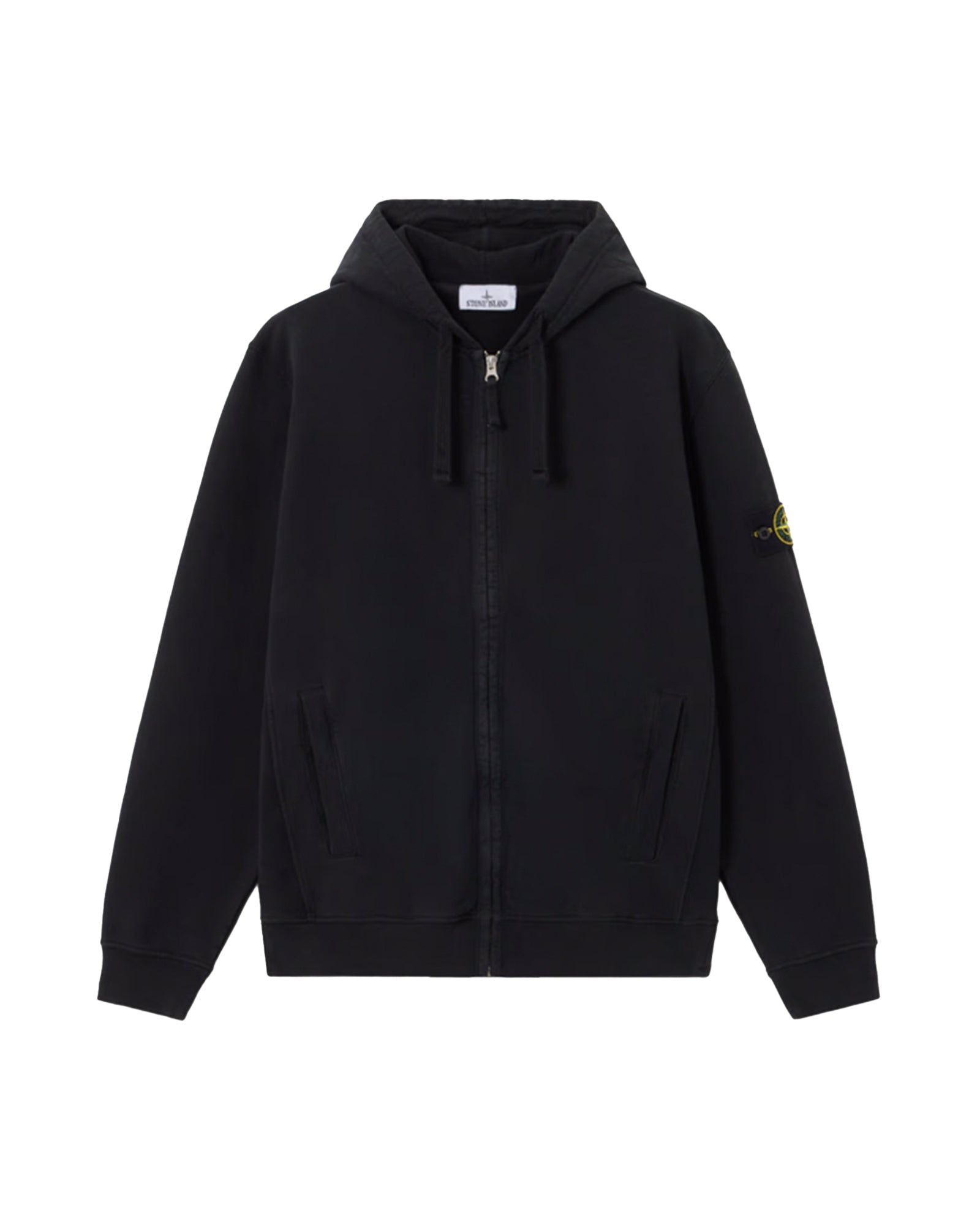STONE ISLAND(ストーンアイランド) ZIP UP HOODIE SWEATER / BLACK