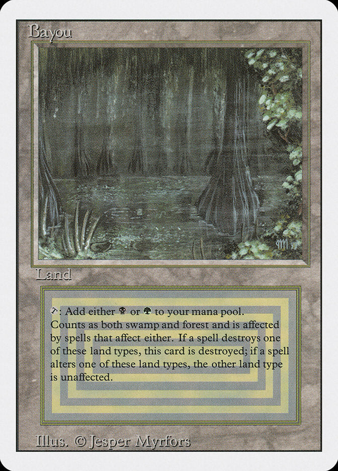 PSA10 Bayou MTG 30th edition