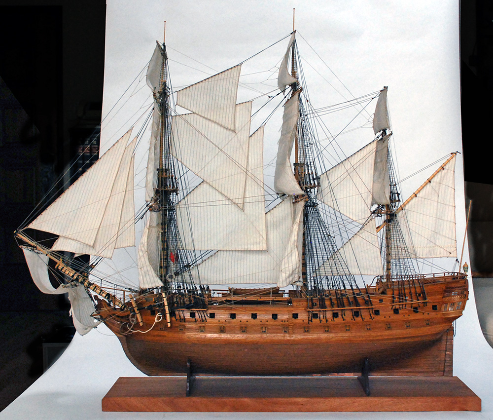 帆船模型 英国軍艦（フリゲート艦） 帆船模型 英国軍艦（フリゲート艦