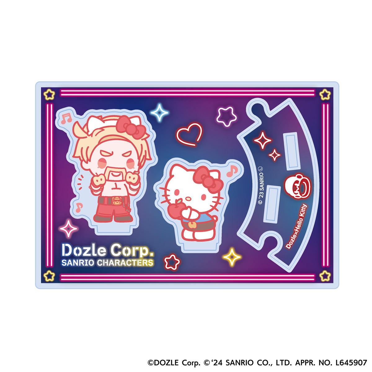 ドズル社サンリオキャラクターズコラボ つながるアクリルスタンド