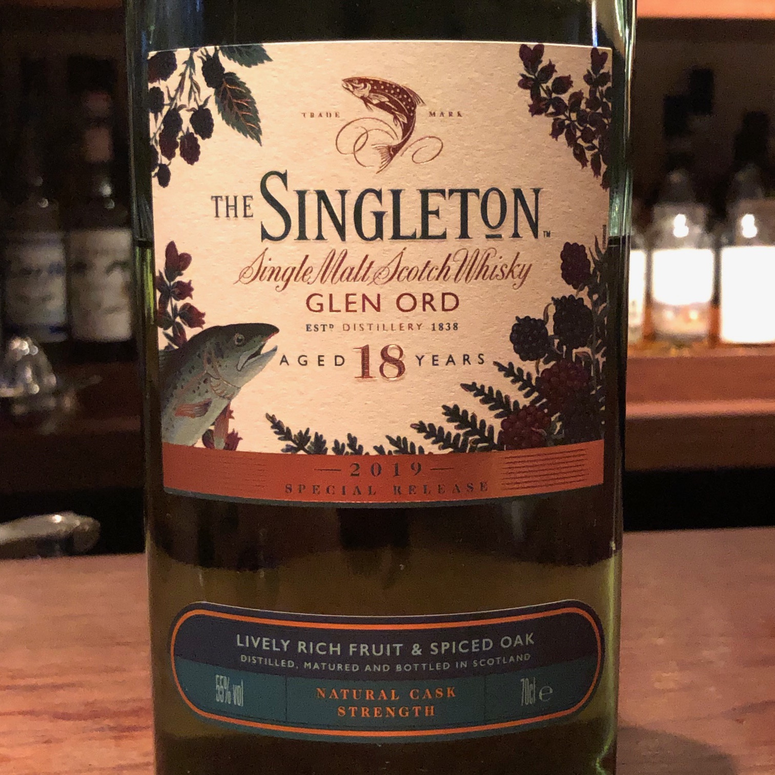 シングルトン・オブ・グレンオード 18年、55% ディアジオスペシャル