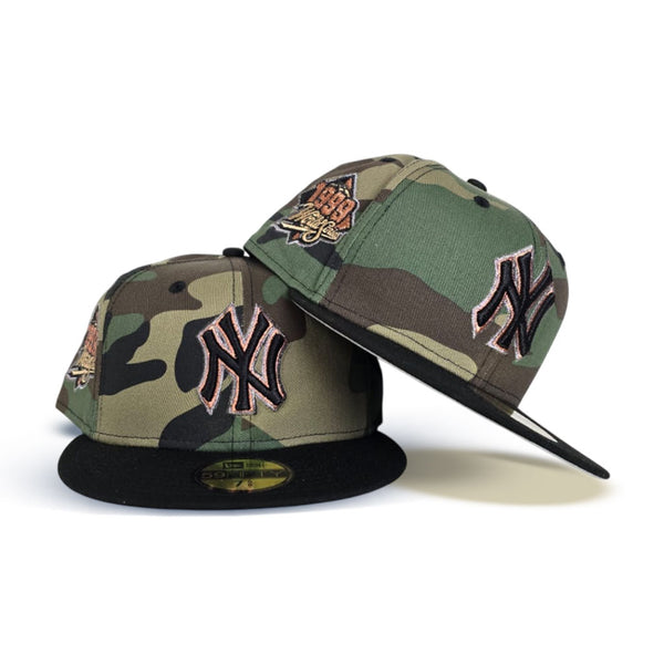 Camo New York Yankees Black Visor Gray Bottom 1999 World Series