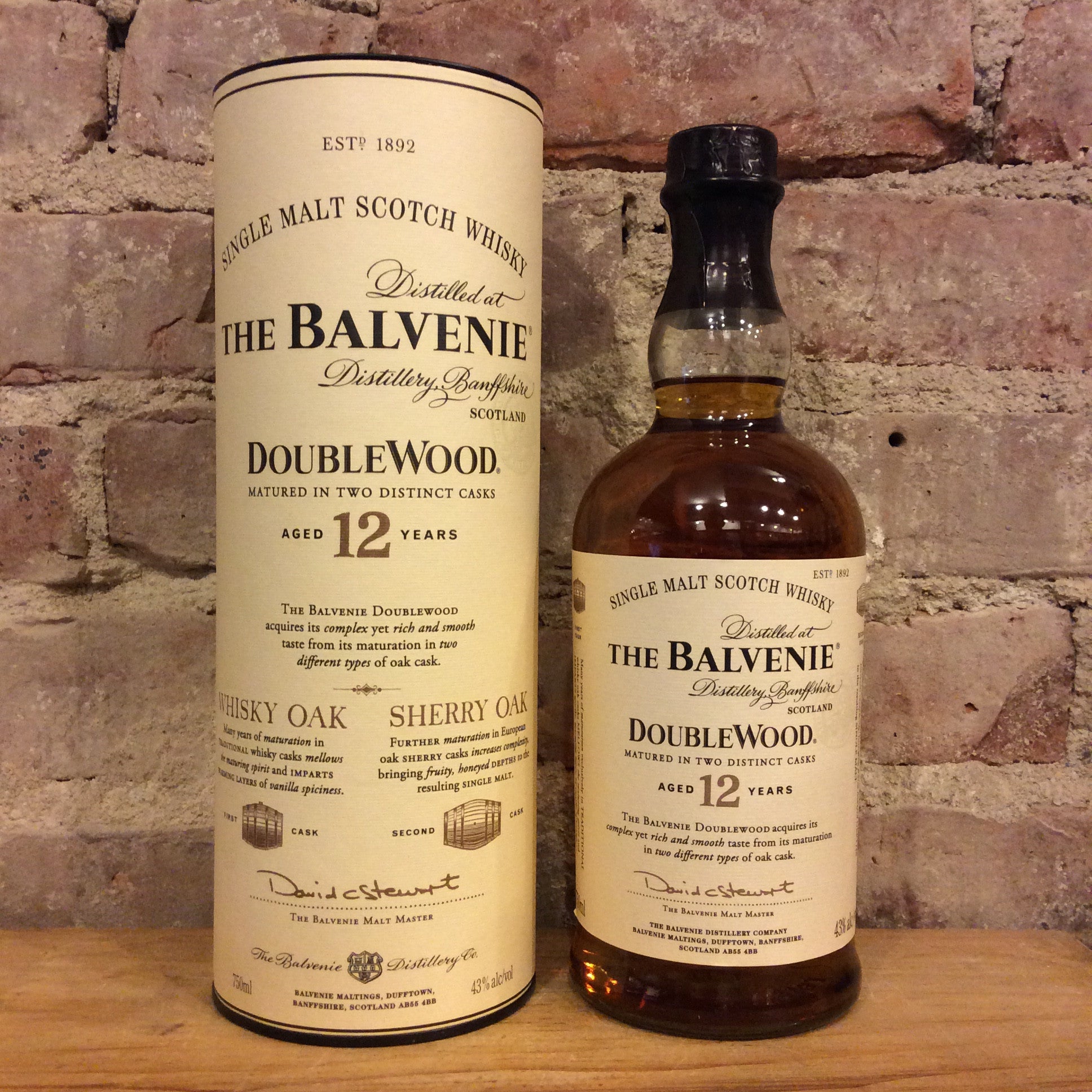 The Balvenie DoubleWood 12 Year Old Single Malt Scotch Whisky