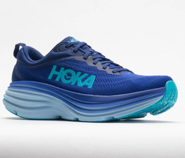 Hoka Men's Bondi 8 BBBG Bellwether Blue – Earth Walk