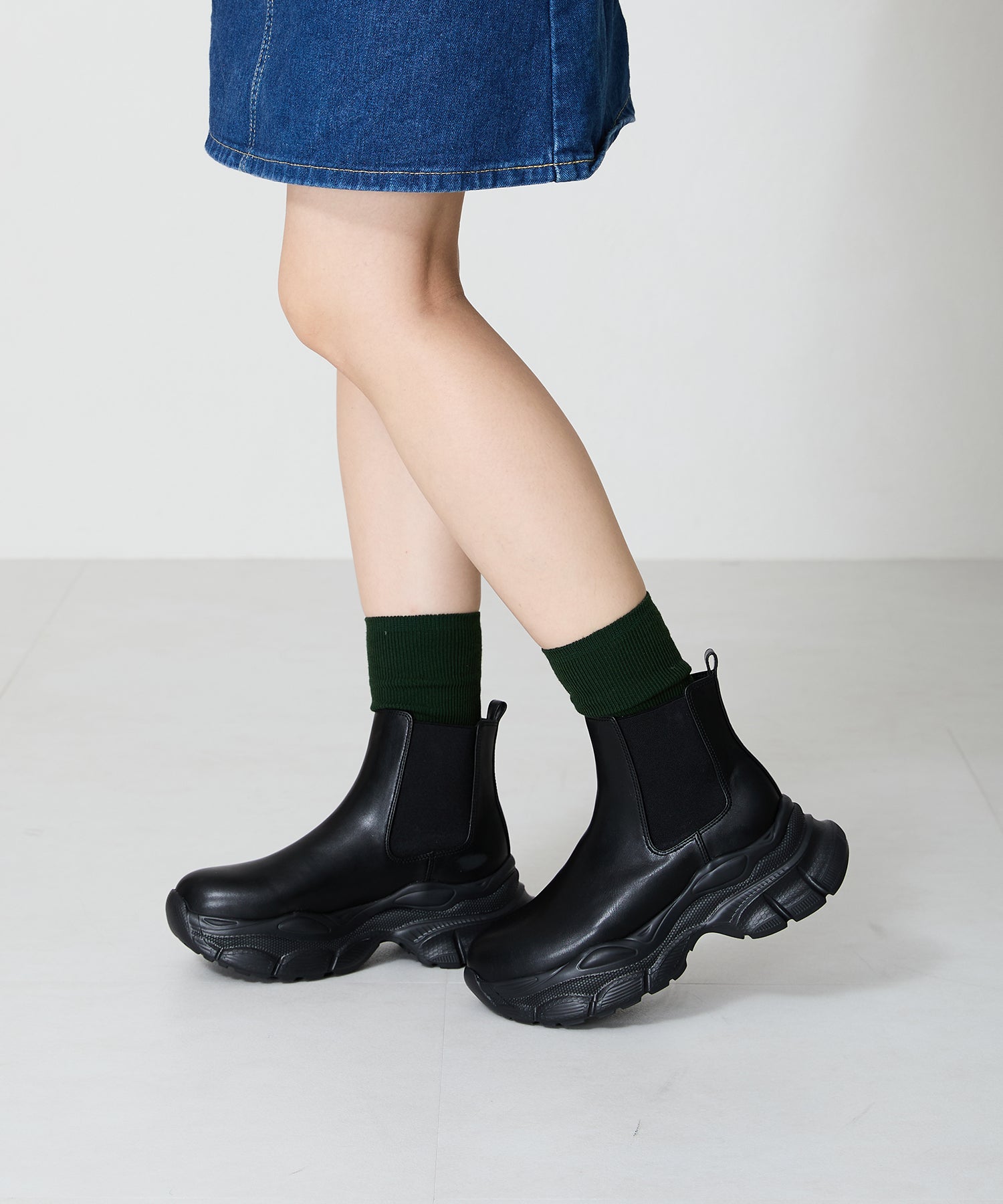 スニーカーソールサイドゴアブーツ/41432 – ORIENTALTRAFFIC