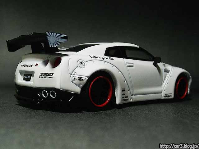 LB☆Works Nissan GT-R Matte White MINI GTのLB-WORKS Nissan GT-R(