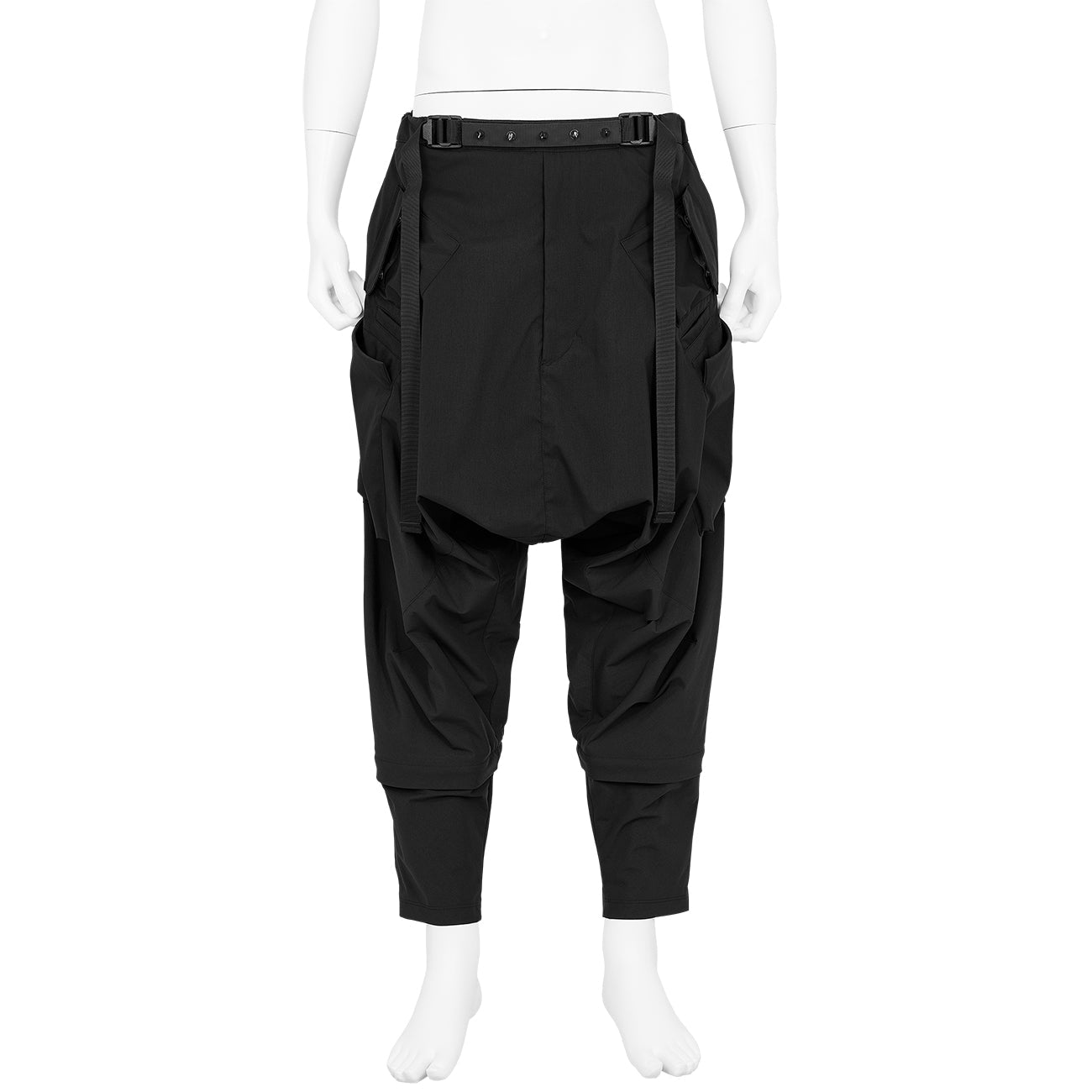 P30A-E ENCAPSULATED NYLON WEB BELT ULTRAWIDE TROUSER BLACK