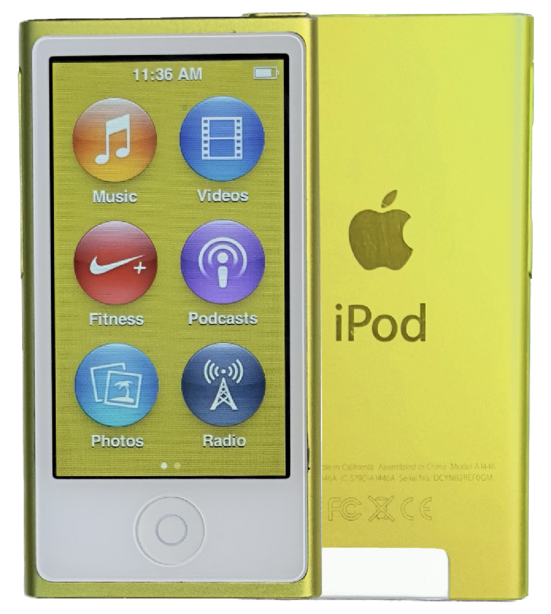 Apple iPod nano 16GB イエロー MD476J/A 第7世代 送料164円