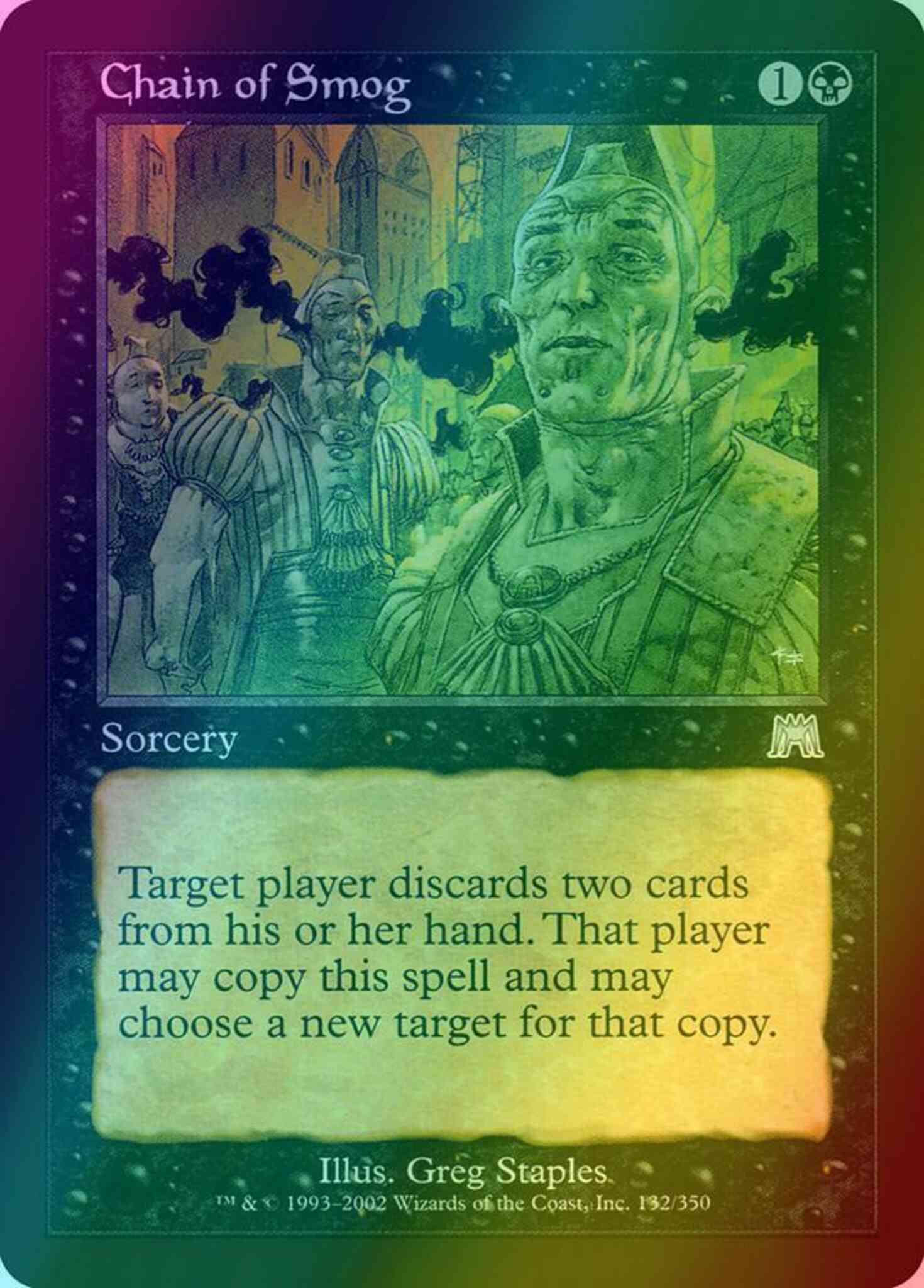 MTG 煙霧の連鎖 日本語 FOIL オンスロート プレイ用(赤)｜売買された