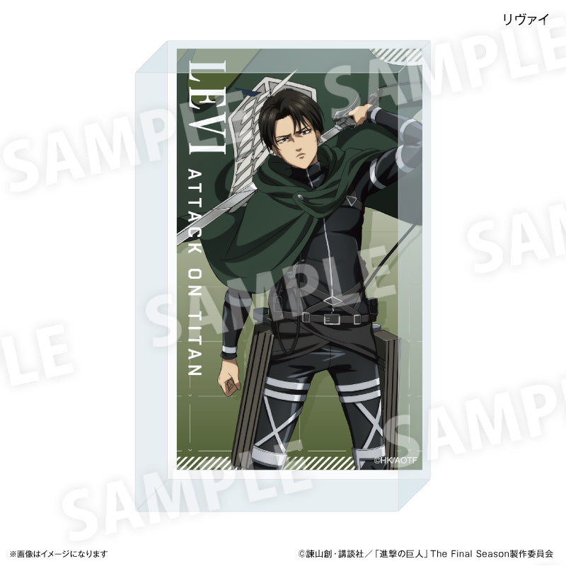 Q太郎 MAYLA 進撃の巨人 アクリルブロック Q太郎 MAYLA 進撃の巨人