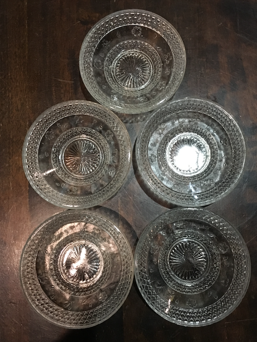 アンティークやまあかり 昭和30年代のガラス皿 2017/1/20: foo-d 風 - 土