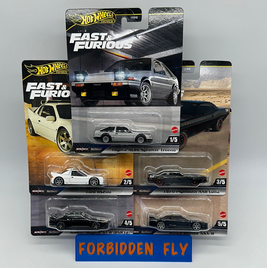 Hot Wheels Premium - Retro Entertainment Fast & Furious 2024 Mix E