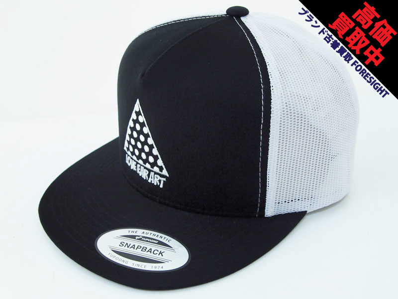 LOVE EAR ART】HRCSイベント限定 キャップ ブラック ピンク刺繍