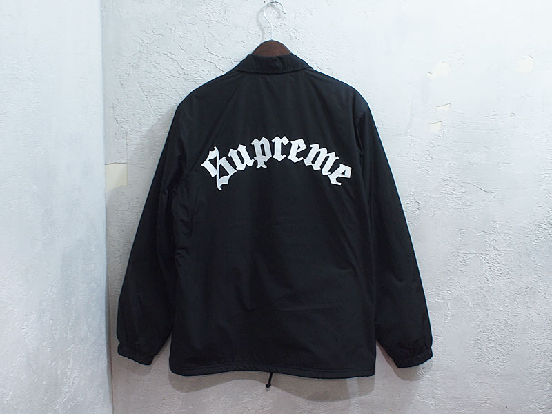 Supreme 'Old English Coaches Jacket'コーチジャケット オールド