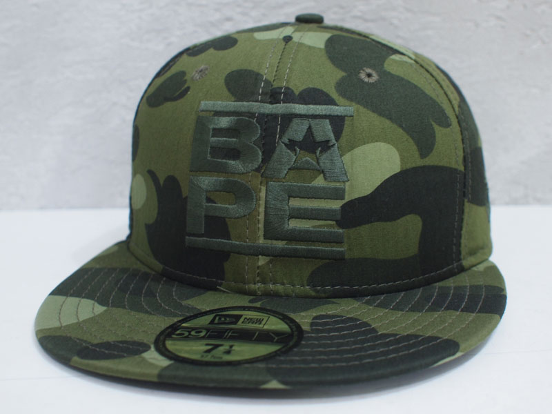 A BATHING APE 迷彩キャップ BAPE ニューエラ キャップ A BATHING APE