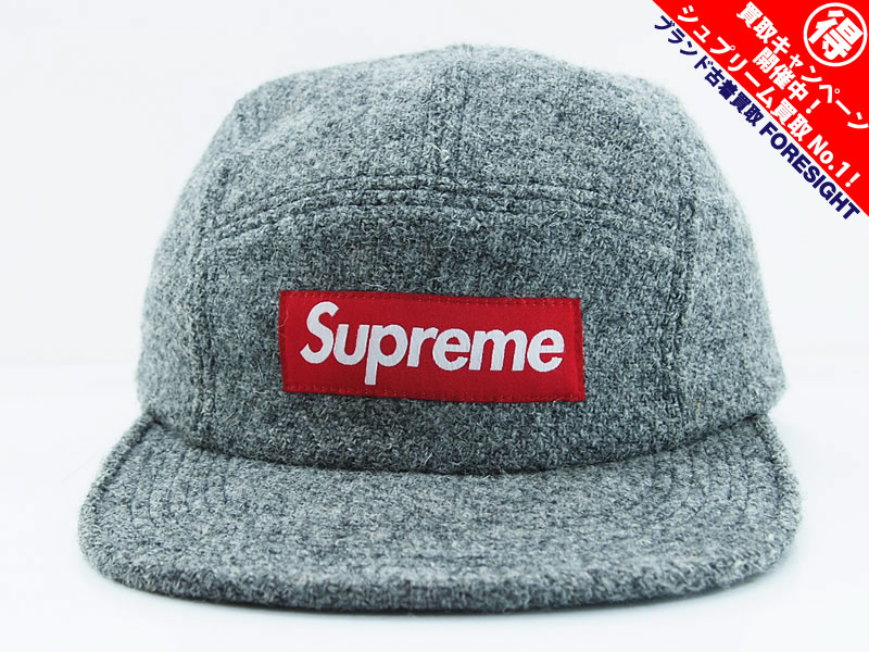 Supreme 希少！supreme ハリスツイード ジェットキャップ ボックスロゴ