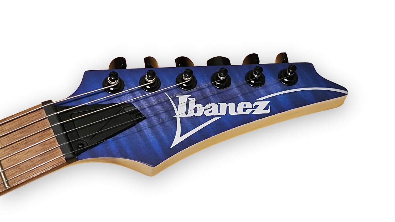 Ibanez RGA42FM-BLF 」｜鮮やかなブルーフレイムトップのモダン系