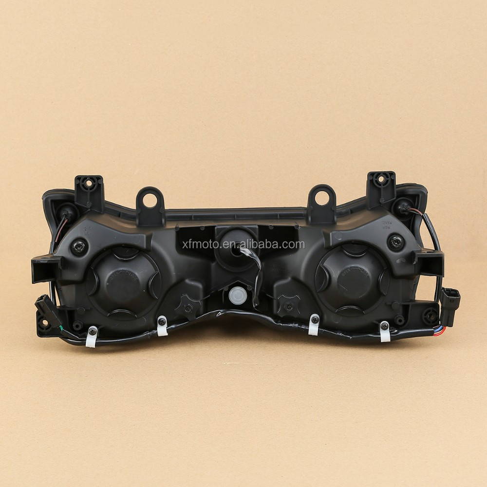 光導 パーツ Front Headlight Lamp Assembly for Kawasaki ZX6R 2003-2004