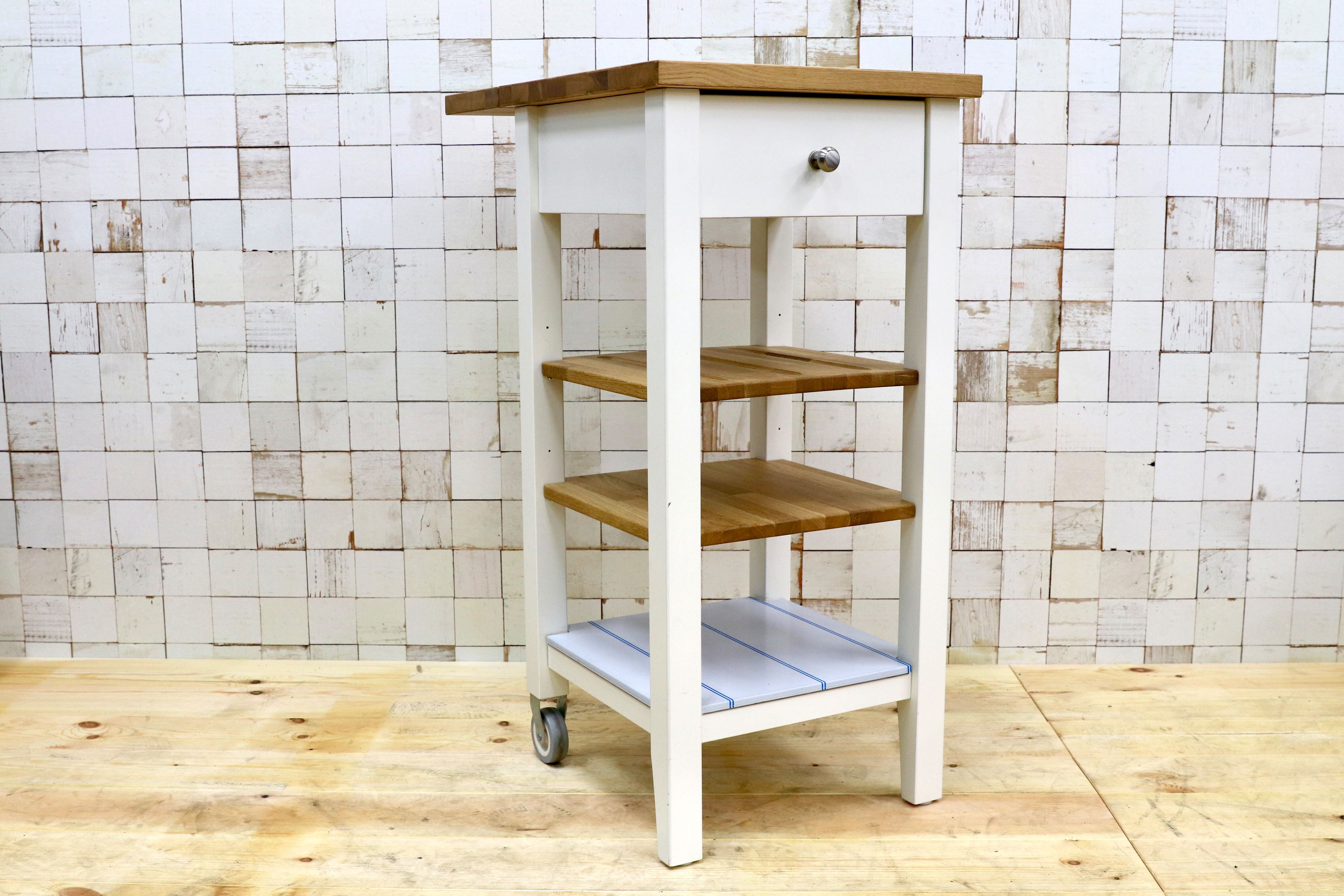 イタリア製 Demain 象嵌 キッチンワゴン コーヒーワゴン Demain社