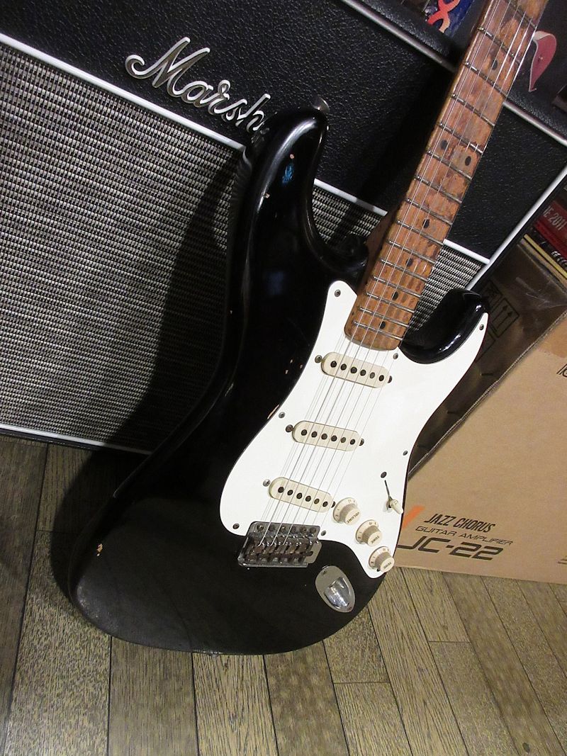 1957 Fender Stratocaster Black - ヴィンテージギター買取り・販売の