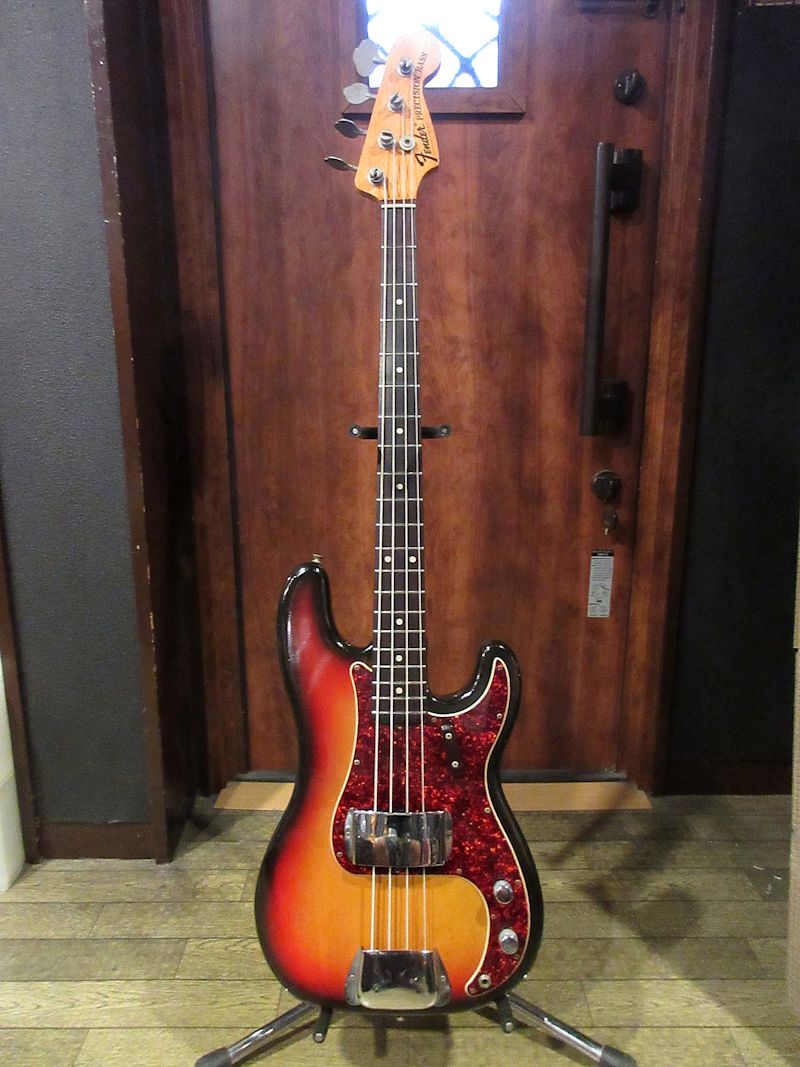 1973 Fender Precision Bass Sunburst/Rose - ヴィンテージギター