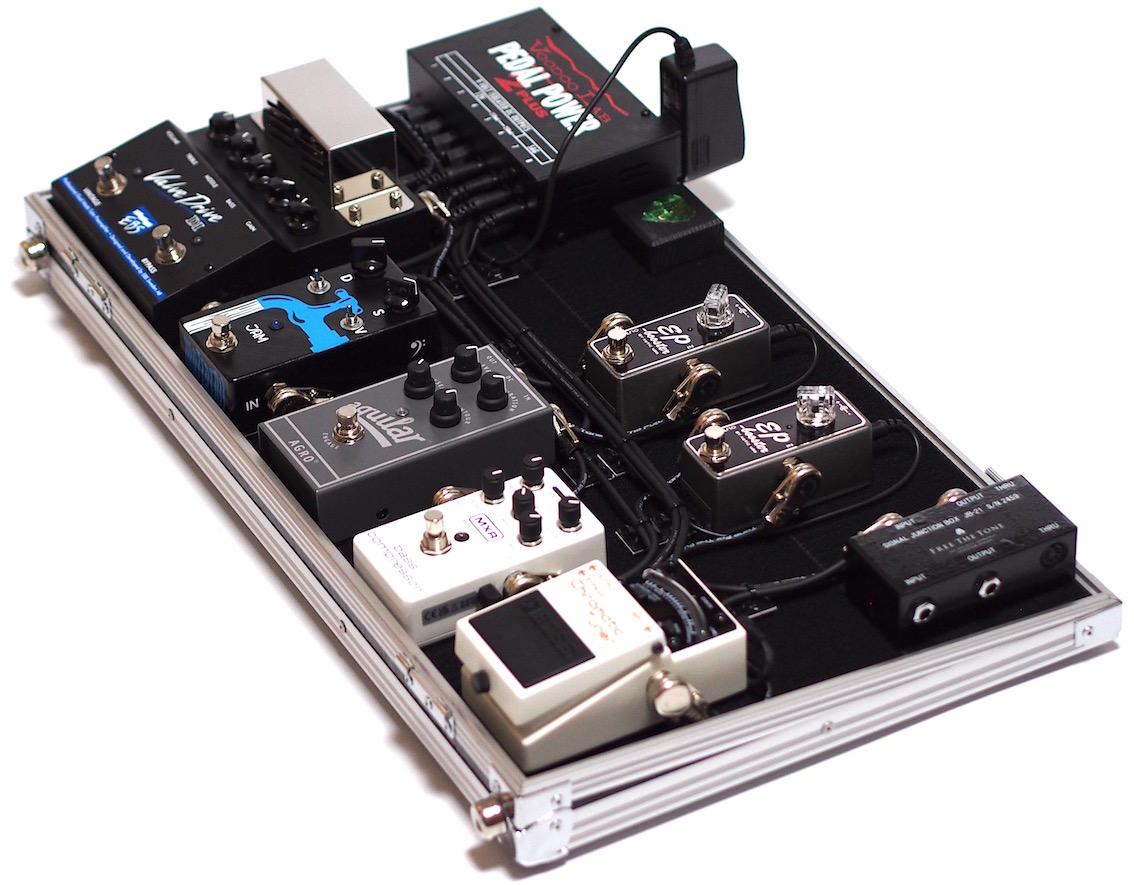 エフェクターボード セット 美品 エフェクターボード(基本形)完成