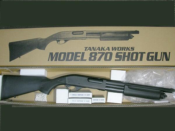 タナカ レミントン M870 ～ 右脳を刺激する！？超リアルなガスショット