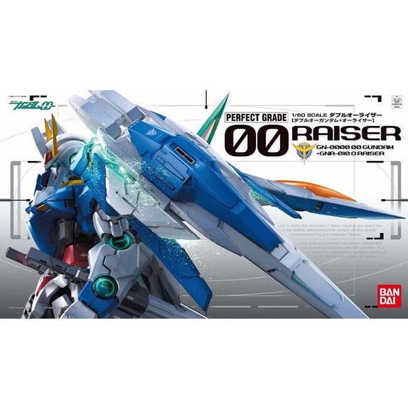 Bandai Hobby Gundam 00 Raiser Perfect Grade PG 1/60 Scale Model
