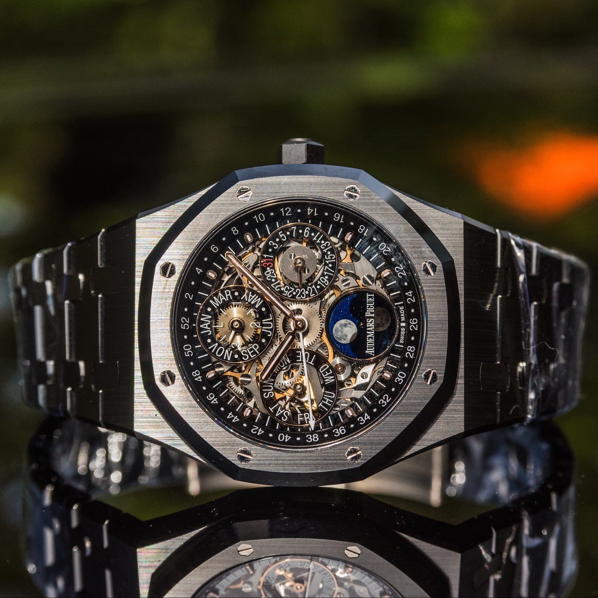 Audemars Piguet 26585CE Royal Oak Perpetual Calendar Openworked Black