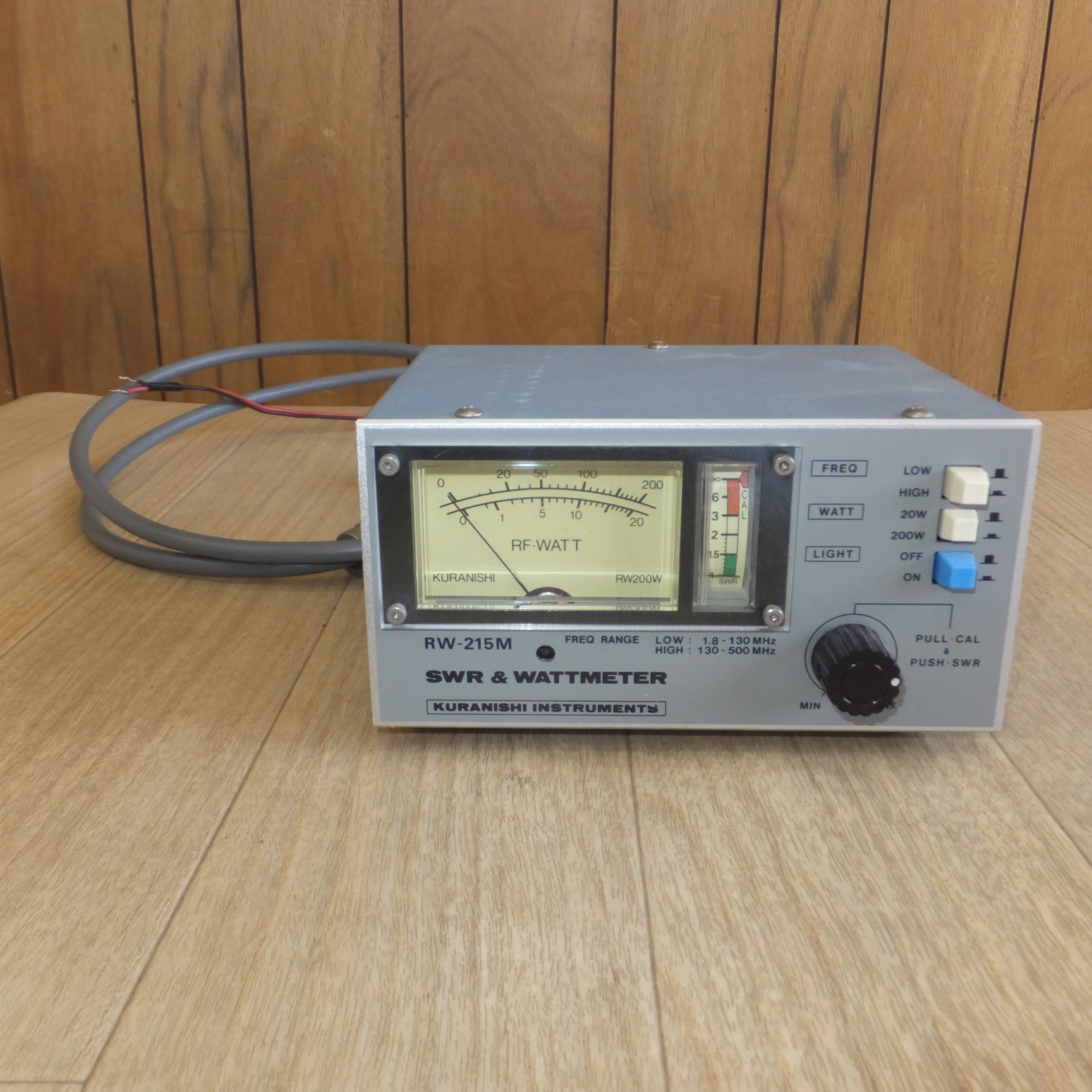 KURANISHI/クラニシ SWR & WATTMETER RW-215A FREQ1.8-500MHz 通過形