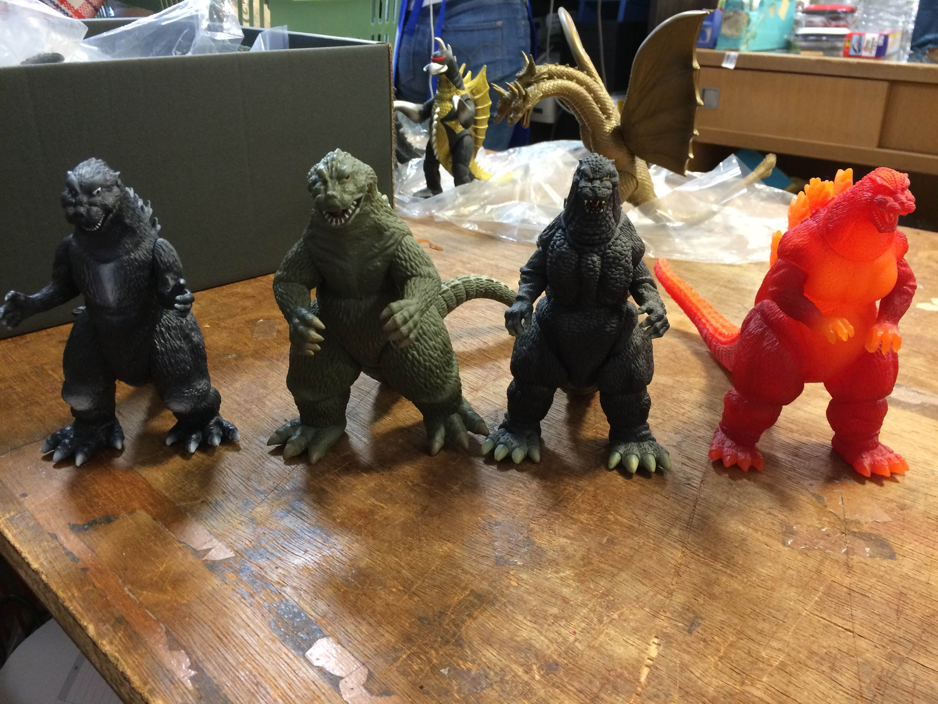 ☆ゴジラ50周年 メモリアルBOX フィギュア☆ ゴジラ 1962 50周年