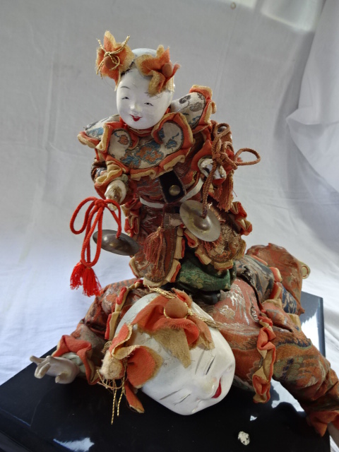 古い唐子人形・カラクリ人形・獅子導士 江戸時代かも |岐阜県下呂市の