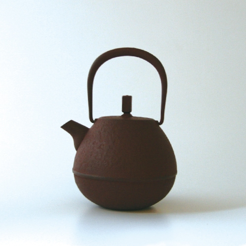 南部鉄器 急須 / 空間鋳造 Egg 中 黒 0.4L【ゆうパケット不可