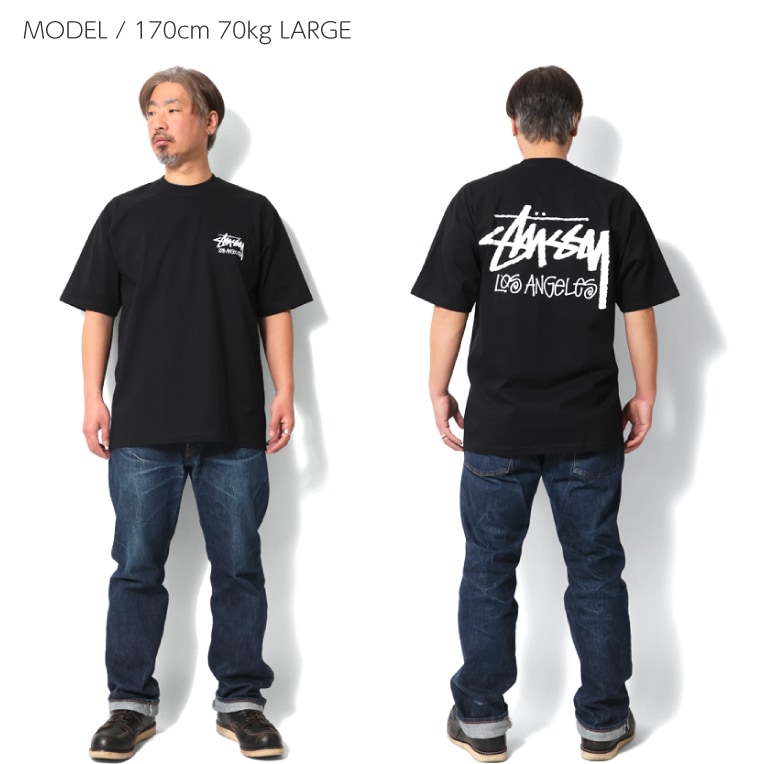 STUSSY / ステューシー STU001 STOCK LOS ANGELES TEE / ストックロゴ