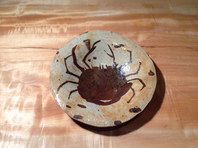 魯山人 蟹絵皿 北大路魯山人 蟹絵皿 ｜ 名古屋 北岡技芳堂 ｜