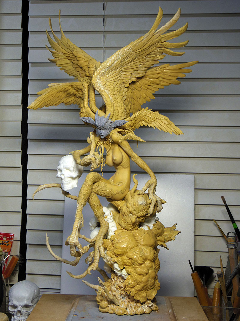 妖鳥シレーヌ（塗装済み完成品） - GILLGILL GLOBAL G3