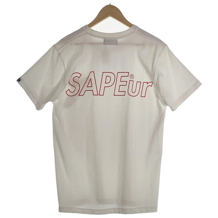 SAPEUR ホワイト Tシャツ サプール SAPEur ロゴ ロッドマンTシャツ