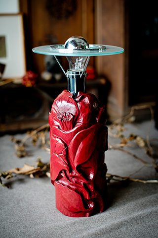 鎌倉彫後藤会長盆